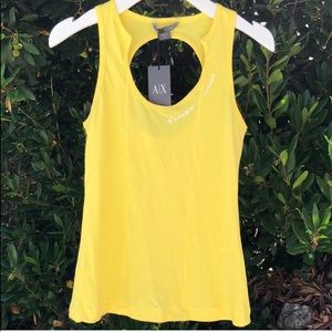 Armani Exchange🌟Stretchy Yellow Top🌟